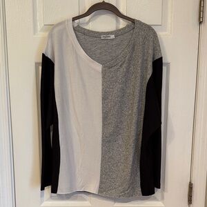 Colorblock Long Dolman Sleeve Top